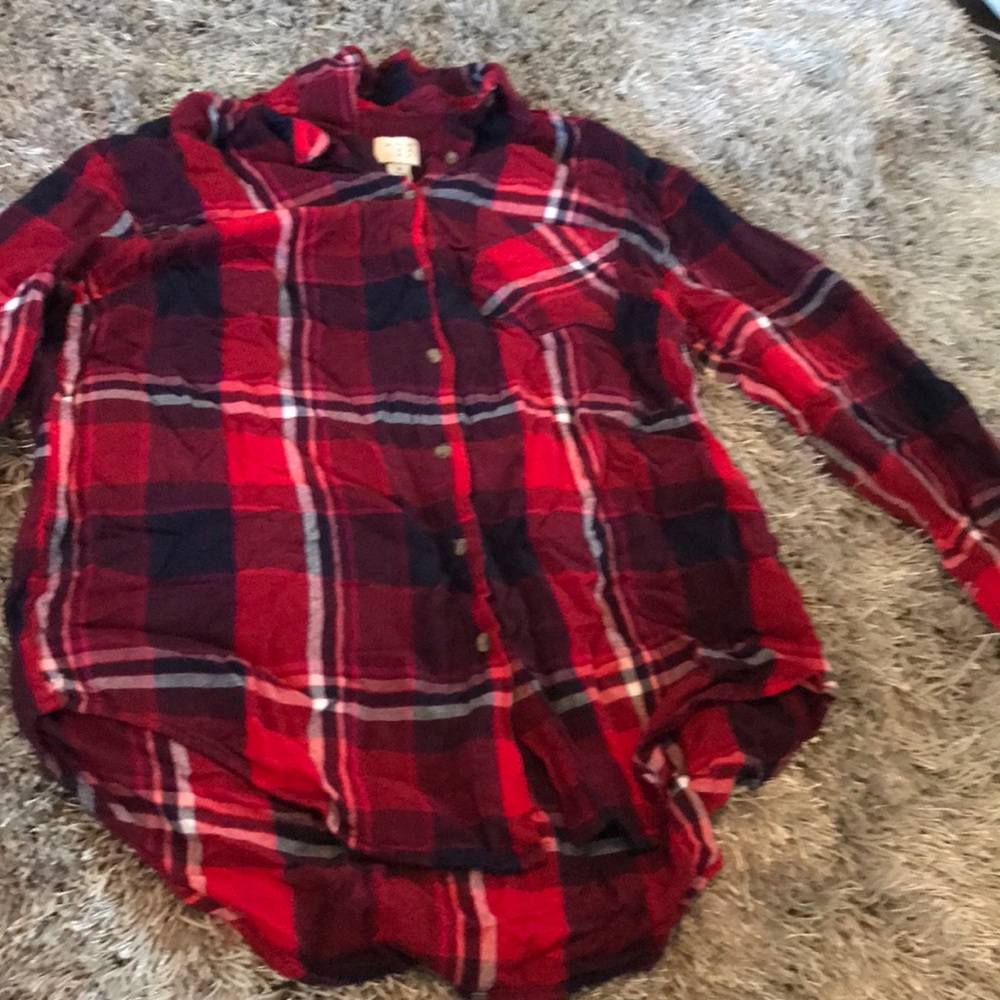 Flannel blouse